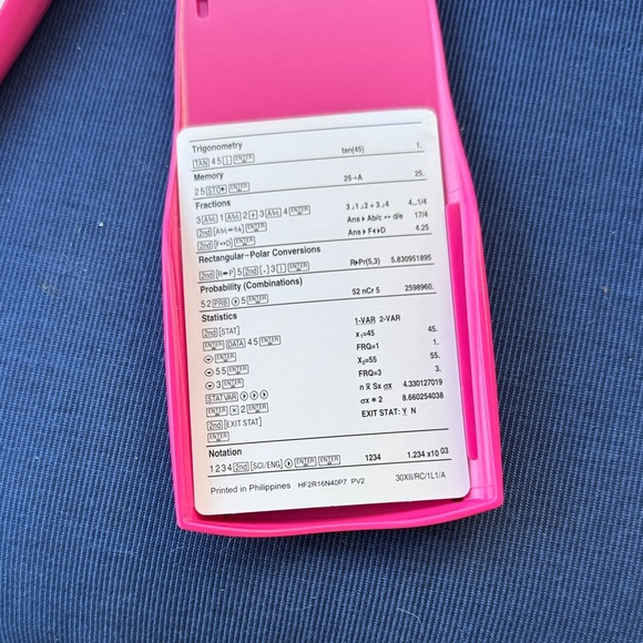 Texas Instruments TI-30XIIS Pink Scientific Calculator - Picture 3 of 5